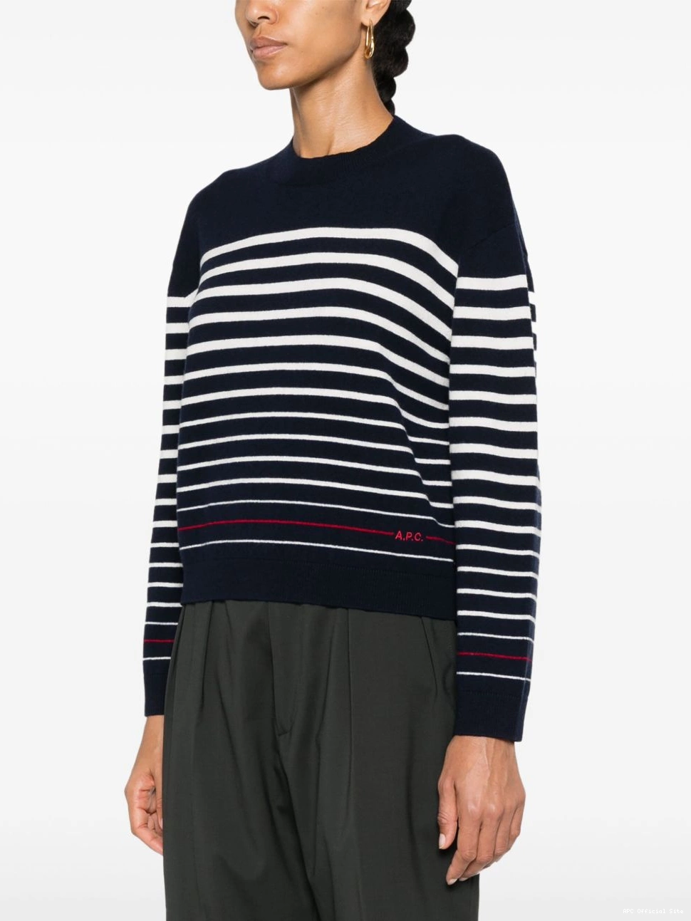 Cheap sweater A.P.C. Women striped 0421